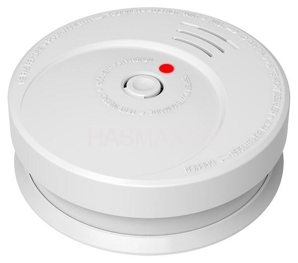 Požární hlásič a detektor kouře GS506 alarm  EN14604, včetně baterie s životností 10let